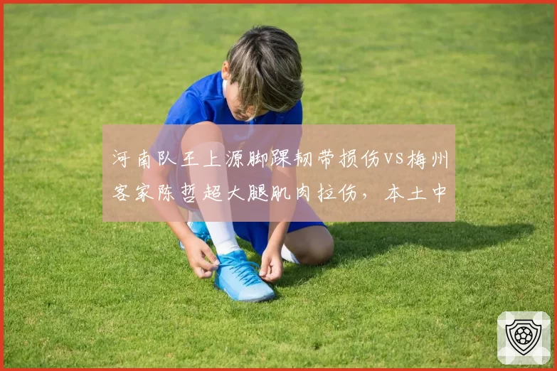 河南队王上源脚踝韧带损伤vs梅州客家陈哲超大腿肌肉拉伤，本土中场伤愈进度对照