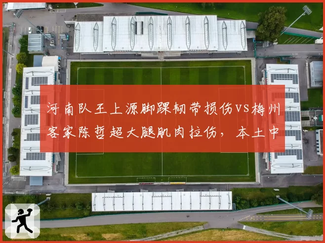河南队王上源脚踝韧带损伤vs梅州客家陈哲超大腿肌肉拉伤，本土中场伤愈进度对照